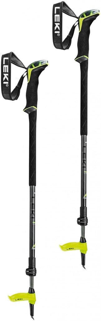 Kalnų slidinėjimo lazdos Leki Guide Lite 2, 105-150 cm, juodos kaina ir informacija | Kalnų slidinėjimo lazdos | pigu.lt