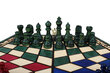 Šachmatų lenta 3 žaidėjams, spalvota kaina ir informacija | Stalo žaidimai, galvosūkiai | pigu.lt