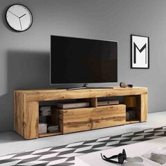 ТВ столик Hakano Teneo, коричневый цвет цена и информация | Тумбы под телевизор | pigu.lt