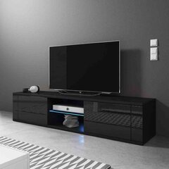 Столик под телевизор от Hakano Papilio, черный цена и информация | Тумбы под телевизор | pigu.lt