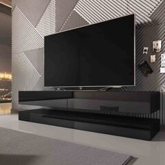 ТВ столик Hakano Admira, черный цвет цена и информация | Тумбы под телевизор | pigu.lt