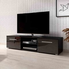 Столик под телевизор Hakano Pareo, черный цена и информация | Тумбы под телевизор | pigu.lt