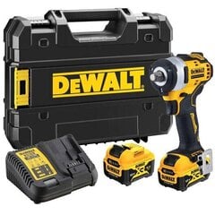 DEWALT УДАРНЫЙ гайковерт 1/2&quot; 12 В 340 Нм 2x5,0 Ач DCF901P2 цена и информация | Шуруповерты, дрели | pigu.lt