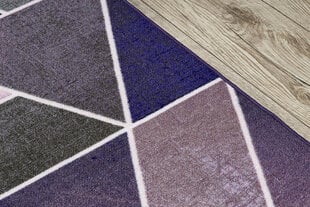 Kiliminis takas, trikampiai, violetinės spalvos, 57 x 900 cm kaina ir informacija | Kilimai | pigu.lt