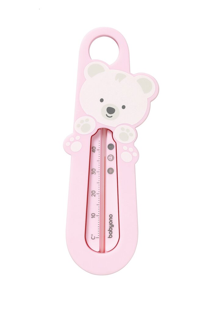 Termometras voniai meškėnas, rožinis, BabyOno 777/03 kaina ir informacija | Maudynių priemonės | pigu.lt