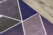 Kiliminis takas, trikampiai, violetinės spalvos, 67 x 640 cm kaina ir informacija | Kilimai | pigu.lt