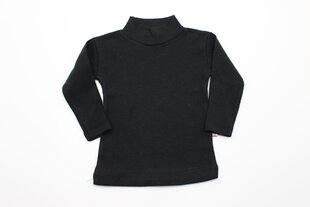 Megztinis aukštu kaklu, juodas kaina ir informacija | Megztiniai, bluzonai, švarkai berniukams | pigu.lt