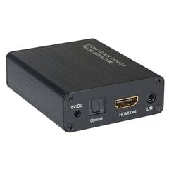 Garso keitiklis Techly Audio 5.1CH Toslink/Analog 3.5mm 2CH su HDMI 4K*2K*50/60Hz цена и информация | Коммутаторы (Switch) | pigu.lt