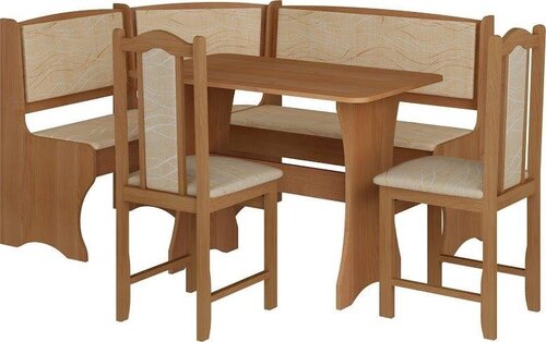 Угловой набор для столовой со стульями цена и информация | Комплекты мебели для столовой | pigu.lt