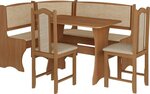 Угловой набор для столовой со стульями