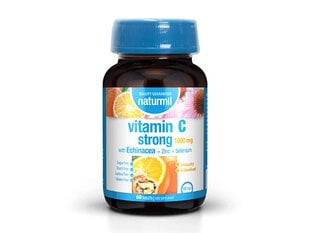 Vitamin C Strong 1000 mg maisto papildas imunitetui, 60 tablečių цена и информация | Витамины, пищевые добавки, препараты для иммунитета | pigu.lt