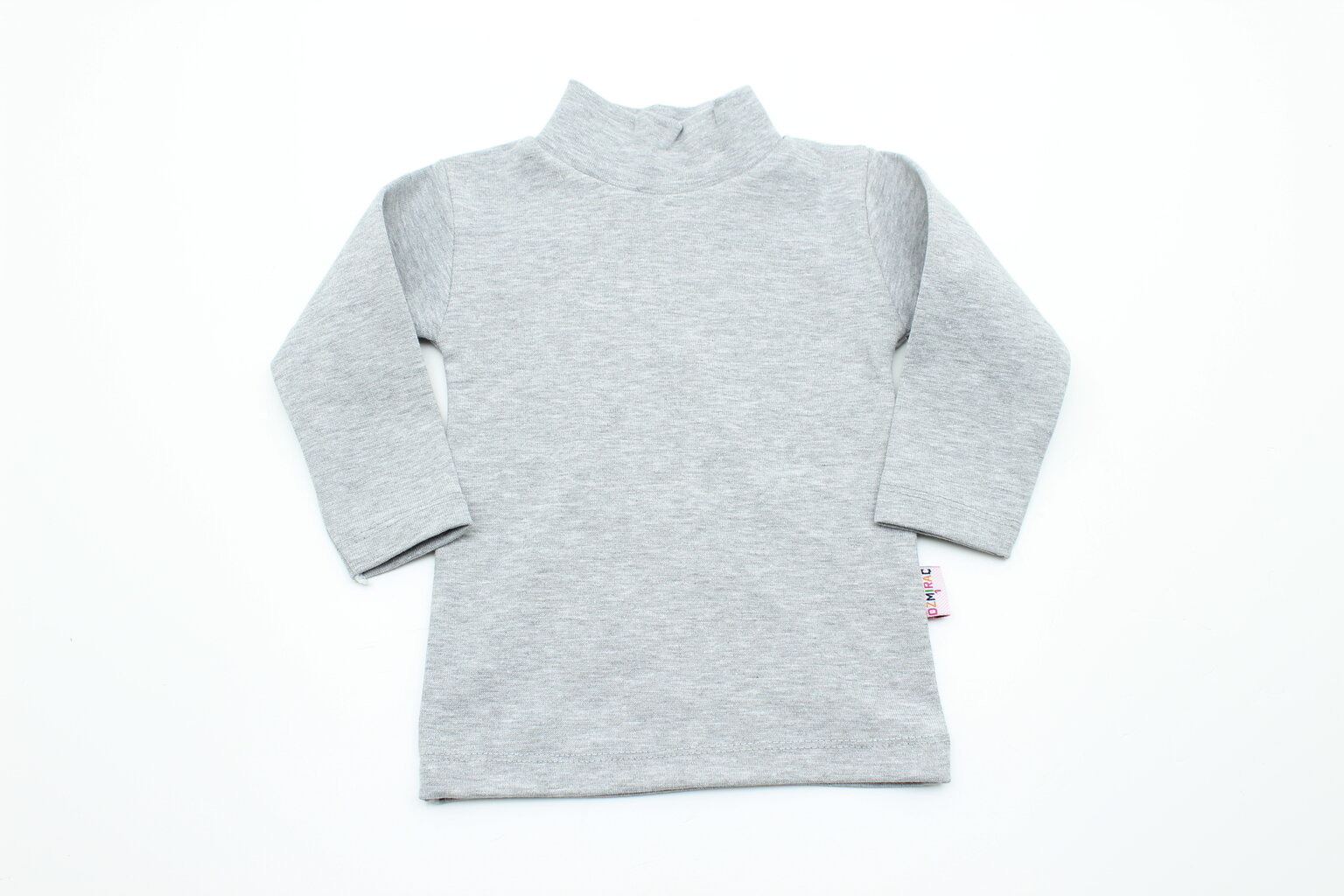 Megztinis aukštu kaklu, pilkas kaina ir informacija | Megztiniai, bluzonai, švarkai mergaitėms | pigu.lt