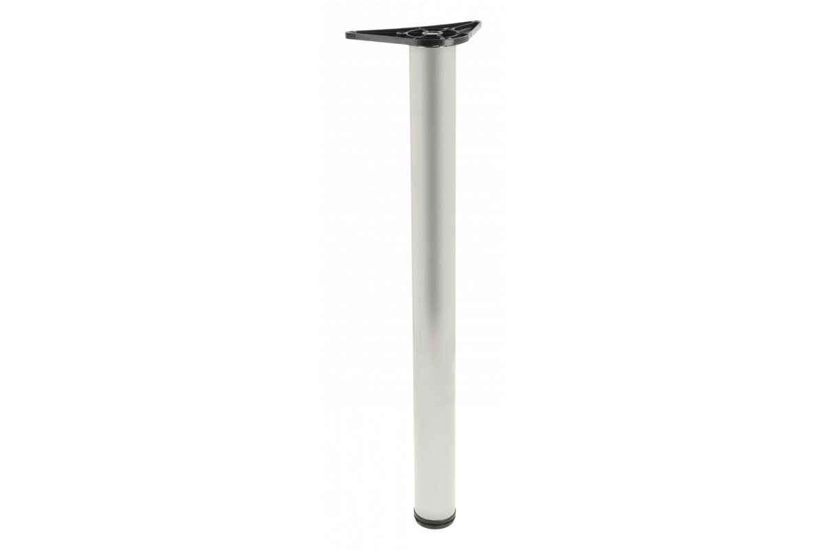Stalo koja, reguliuojama, H-710mm, balta (4vnt) kaina ir informacija | Baldinės kojelės ir kojos | pigu.lt