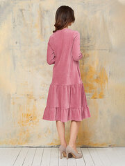 Lega medvilninė suknelė "Magdalena Pink Velvet" kaina ir informacija | Suknelės | pigu.lt