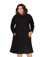 Lega šilta medvilninė suknelė su gobtuvu "Kimberly Black" kaina ir informacija | Suknelės | pigu.lt