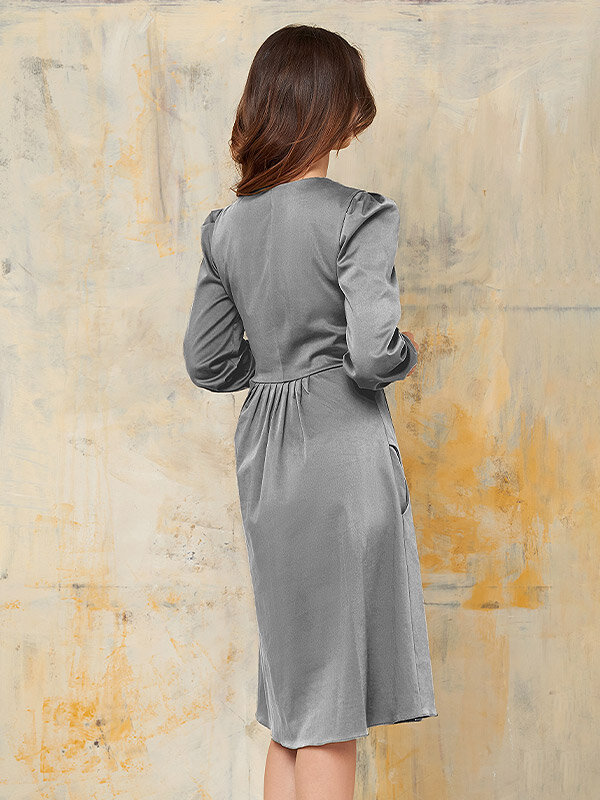 Suknelė moterims Lega Nino Grey, pilka цена и информация | Suknelės | pigu.lt