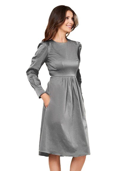 Suknelė moterims Lega Nino Grey, pilka цена и информация | Suknelės | pigu.lt