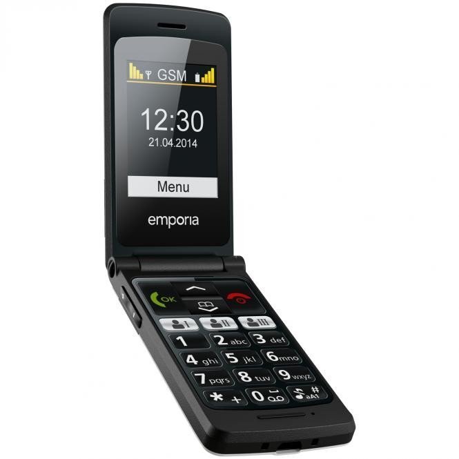 Emporia Flip Basic F220, Red kaina ir informacija | Mobilieji telefonai | pigu.lt