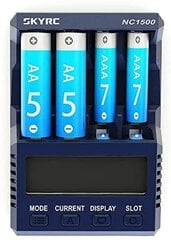 1 elementas SkyRC NC1500 AA/AAA NiMH USB įkroviklio analizatorius kaina ir informacija | Išmanioji technika ir priedai | pigu.lt
