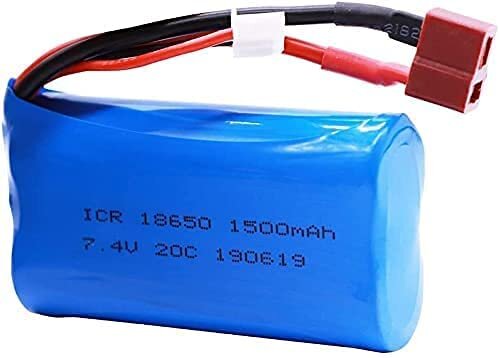 1 vnt. ličio jonų baterija 7,4 V 1500 mAH, skirta 12428 / FY01 / FY02 / FY03 įkraunamiems priedams, atsarginėms dalims, skirtoms nuotolinio valdymo RC automobiliams kaina ir informacija | Išmanioji technika ir priedai | pigu.lt