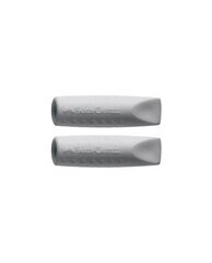 Trintukas-kamštukas Faber-Castell Grip, pilkas, 2 vnt. kaina ir informacija | Kanceliarinės prekės | pigu.lt