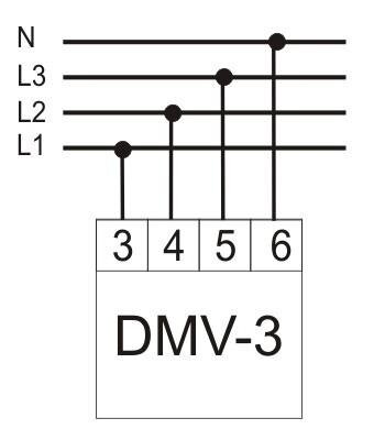 DMV-3 voltmetras kaina ir informacija | Elektros jungikliai, rozetės | pigu.lt