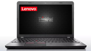 Lenovo 15.6'' E560 i5-6200 4GB 256GB SSD Windows 10 Professional kaina ir informacija | Nešiojami kompiuteriai | pigu.lt