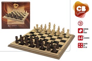Šachmatų stalo žaidimas CB Games, medinis kaina ir informacija | Stalo žaidimai, galvosūkiai | pigu.lt