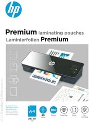Laminavimo vokai HP Premium, A4, 100 vnt. kaina ir informacija | Kanceliarinės prekės | pigu.lt