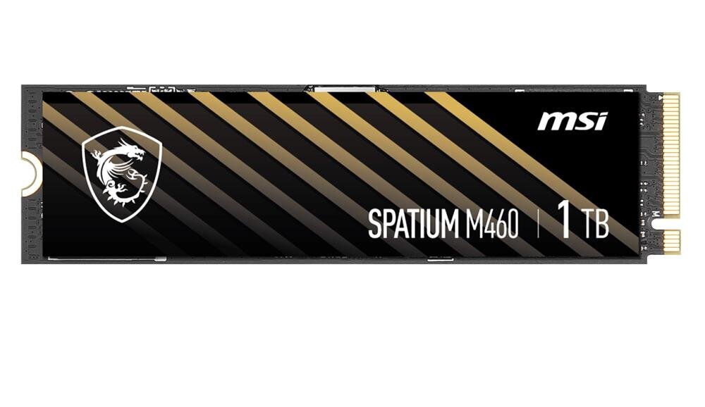 MSI SPATIUM M460, 1TB|M.2|PCIE|NVMe|3D NAND|Write 4500 MBytes/sec|Read 5000 MBytes/sec|S78-440L930-P83 цена и информация | Vidiniai kietieji diskai (HDD, SSD, Hybrid) | pigu.lt