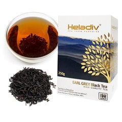 Earl Grey Black tea, Эрл Грей - Бергамот - Цейлонский Чёрный листовой чай, Heladiv, 250г цена и информация | Чай | pigu.lt