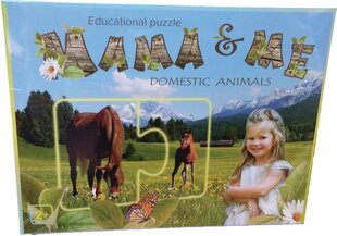 Lavinamoji dėlionė Mama ir aš "Naminiai gyvūnai“ (Anglų kalba) kaina ir informacija | Dėlionės (puzzle) | pigu.lt