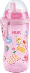 Gertuvė NUK Kiddy Cup, rožinė, 12+ mėn, 300 ml kaina ir informacija | Buteliukai kūdikiams ir jų priedai | pigu.lt