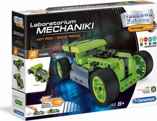 Clementoni Laboratory of Mechanics Hot Rod and Race Truck (50634) цена и информация | Конструкторы и кубики | pigu.lt