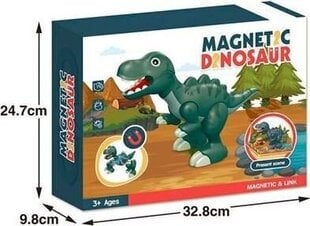 Magnetinis konstruktorius Dinozauras, 7 d. kaina ir informacija | Konstruktoriai ir kaladėlės | pigu.lt