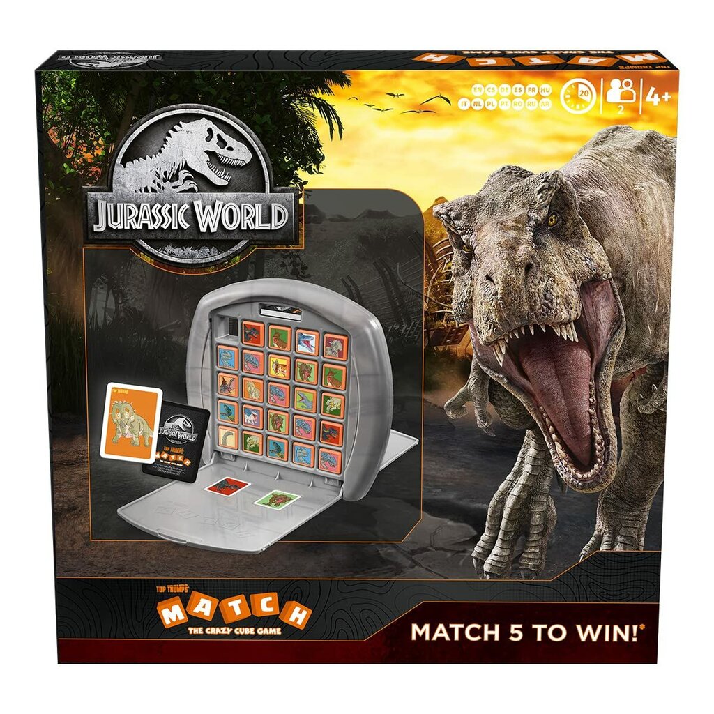 Atminties žaidimas Jurassic World Match kaina ir informacija | Stalo žaidimai, galvosūkiai | pigu.lt
