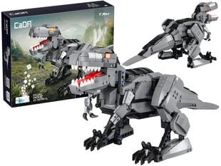 Dinozauro konstruktorius T- Rex Tyrannosaurus R/C, 701 detalė kaina ir informacija | Žaislai berniukams | pigu.lt