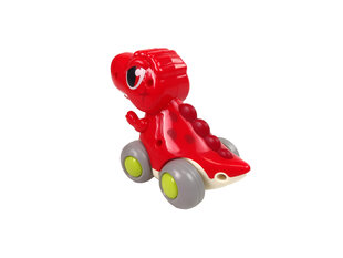 Dinozauras ant ratukų, raudonas kaina ir informacija | Žaislai berniukams | pigu.lt