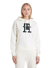 Женская толстовка Tommy Hilfiger Long Sleeve Hoodie UW0UW04996ABH 545667932, белый цена и информация | Женские толстовки | pigu.lt