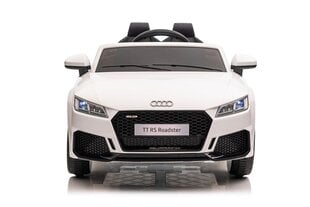 Dvivietis elektromobilis Audi TT RS, baltas kaina ir informacija | Elektromobiliai vaikams | pigu.lt