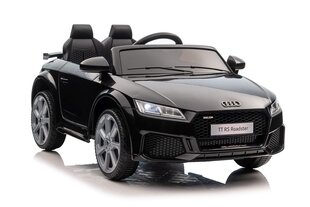 Dvivietis elektromobilis Audi TT RS, juodas kaina ir informacija | Elektromobiliai vaikams | pigu.lt