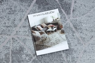 Rugsx ковровая дорожка Mefe 2783, серый мрамор, 70 см цена и информация | Ковры | pigu.lt
