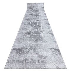 Rugsx ковровая дорожка Mefe 2783, серый мрамор, 80 см цена и информация | Ковры | pigu.lt