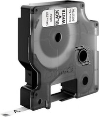 Laminuota juosta etikečių klijavimo aparatams Dymo D1 43613 LabelManager™ Balta 6 mm Juoda (5 vnt.) kaina ir informacija | Spausdintuvų priedai | pigu.lt