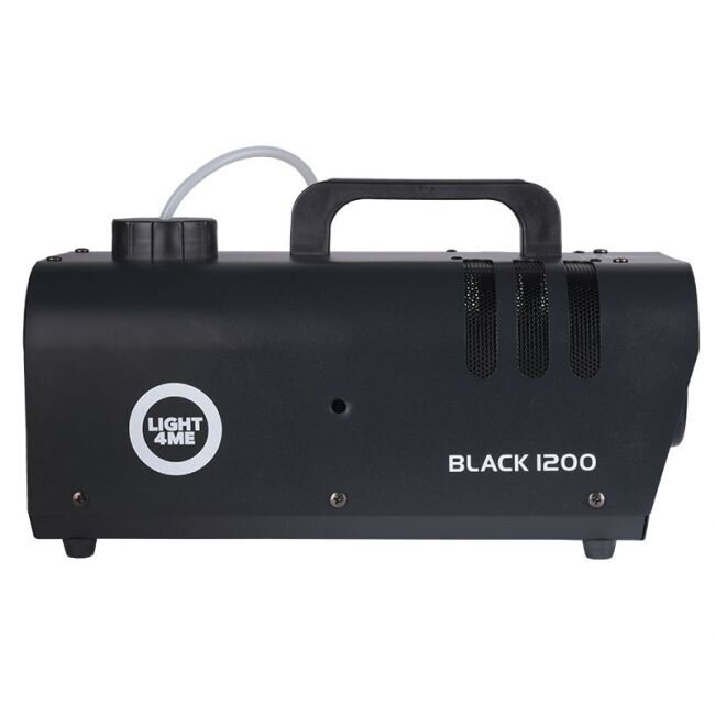 LIGHT4ME BLACK 1200 dūmų rūko mašina цена и информация | Dekoracijos šventėms | pigu.lt