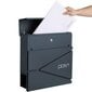 Rakinama sieninė pašto dėžutė SONGMICS kaina ir informacija | Pašto dėžutės, namo numeriai | pigu.lt