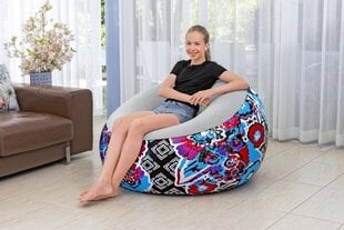 Надувное кресло Bestway Inflate-A-Chair Floral Street Art, 112 x 112 x 66 см цена и информация | Надувные матрасы и мебель | pigu.lt