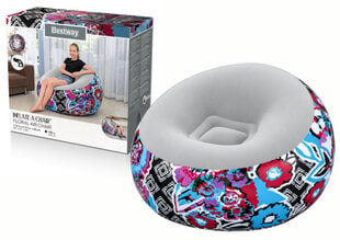 Pripučiama kėdė Bestway Inflate-A-Chair Floral Street Art, 112 x 112 x 66cm kaina ir informacija | Pripučiami čiužiniai ir baldai | pigu.lt