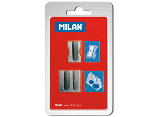 Drožtukai Milan BWM9079, metaliniai, 2 vnt. kaina ir informacija | Kanceliarinės prekės | pigu.lt