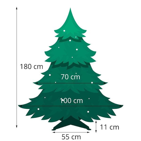 Dirbtinė Kalėdų eglutė Diamond Pine CT0077 1.8 m kaina ir informacija | Eglutės, vainikai, stovai | pigu.lt